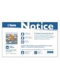 Notice Sign - City of Toronto + In-ground Installation 1