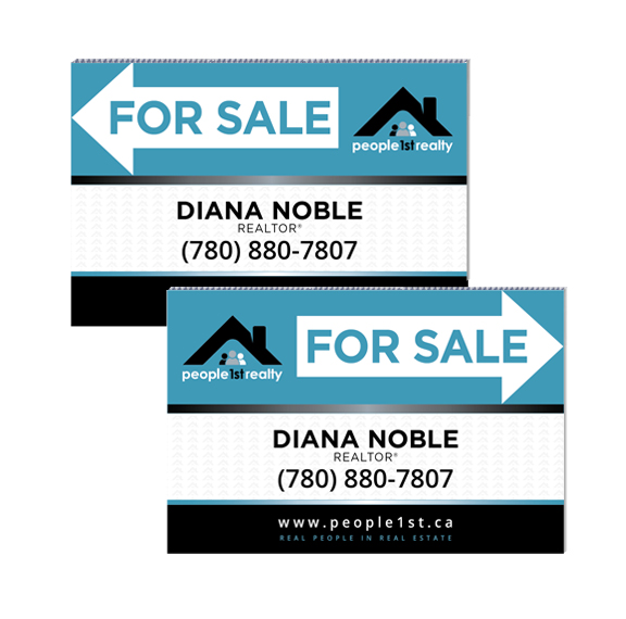 People 1st Realty Directional Signs - 18x12 1