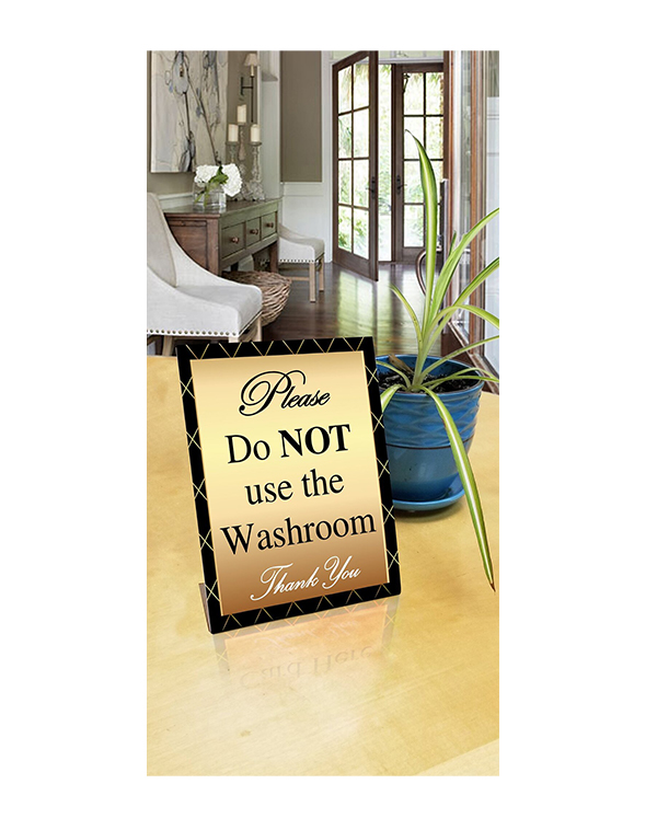 Standup - Please Do NOT use the Washroom, Gold 2