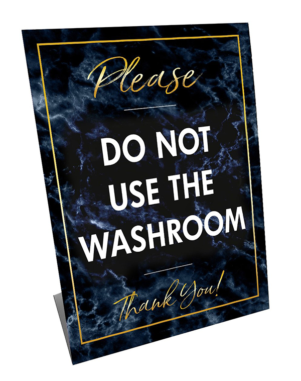 Standup - Please Do NOT use the Washroom, Marble 1