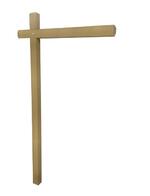 Aluminum Sign Post - Gold Shimmer 1