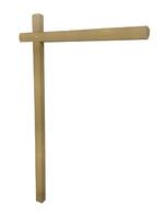 Aluminum Sign Post - Gold Shimmer 3