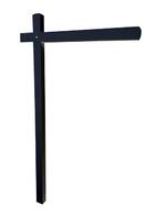 Aluminum Sign Post - Midnight Black 3
