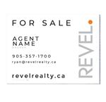REVEL Realty For Sale Sign (Horizontal) 2
