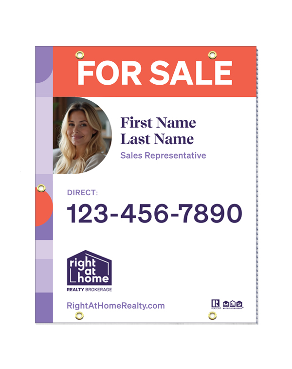 Right At Home - For Sale Sign 1