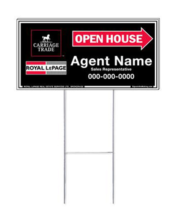 Royal LePage Carriage Trade - Directional Signs, Personalized 2