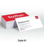 sutton business cards style 01
