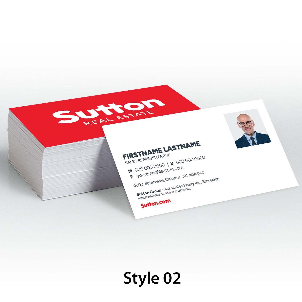 sutton business cards style 02
