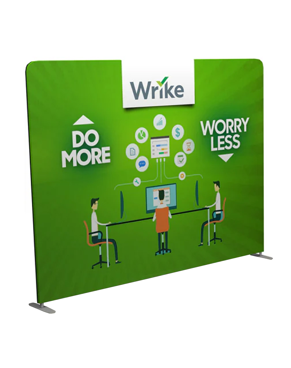Trade Show Booth - QuickZip™ Straight 1