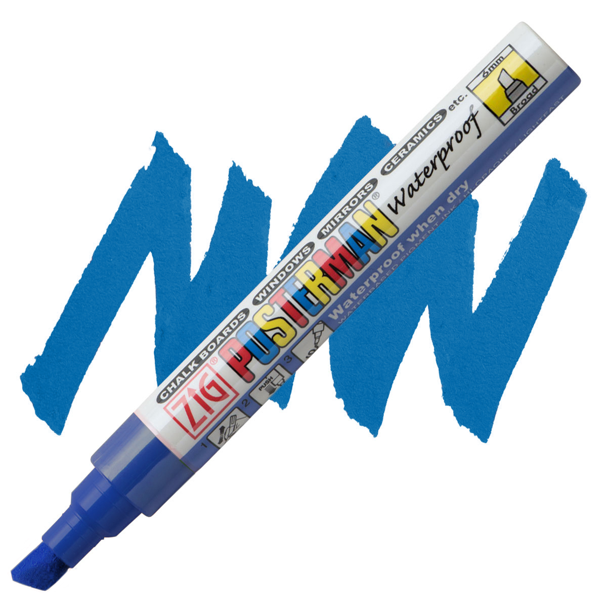 Zig Posterman Marker, waterproof 4