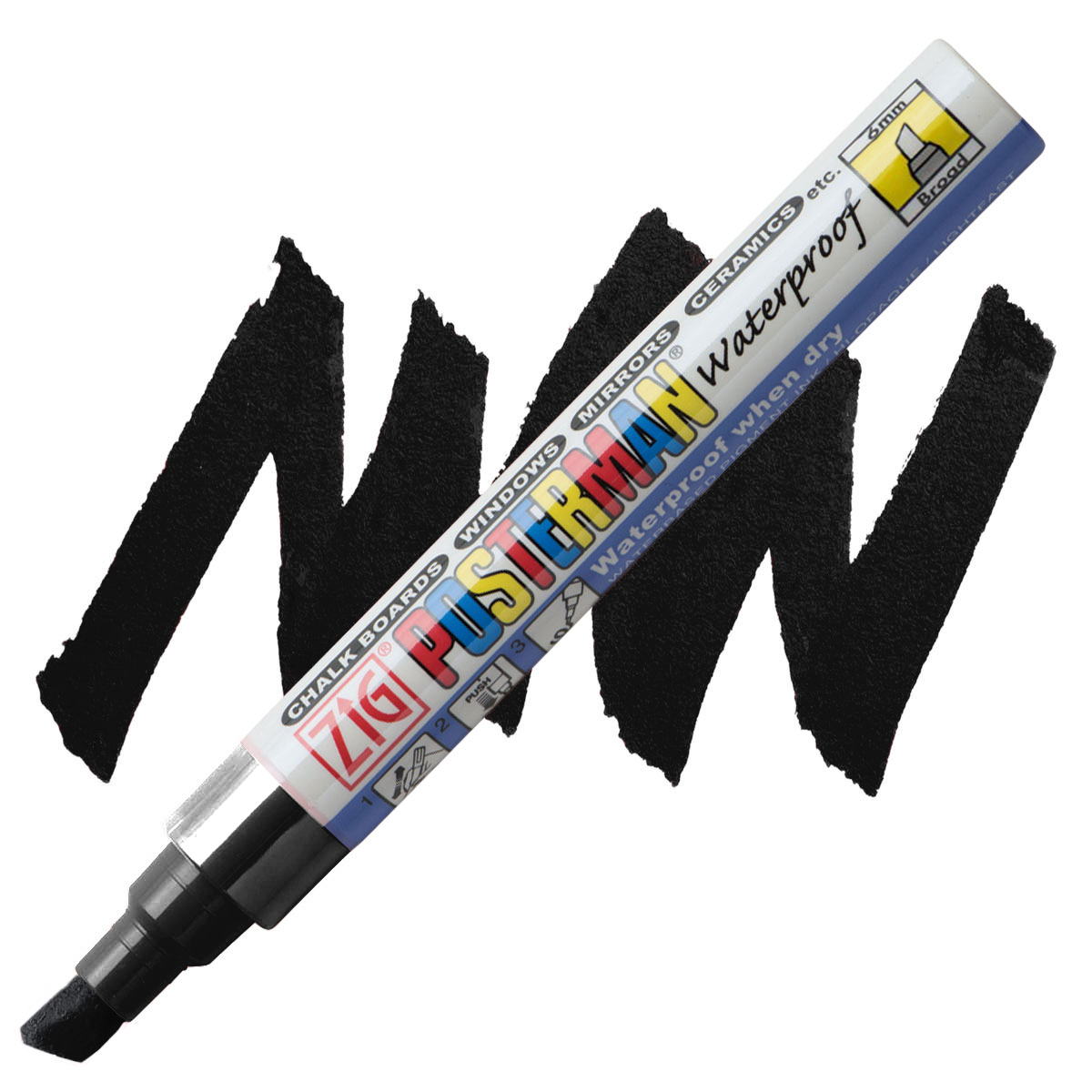 Zig Posterman Marker, waterproof 2