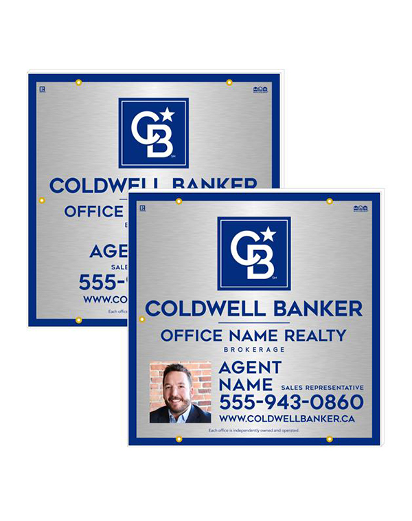 Coldwell Banker - For Sale Sign, Silver 1