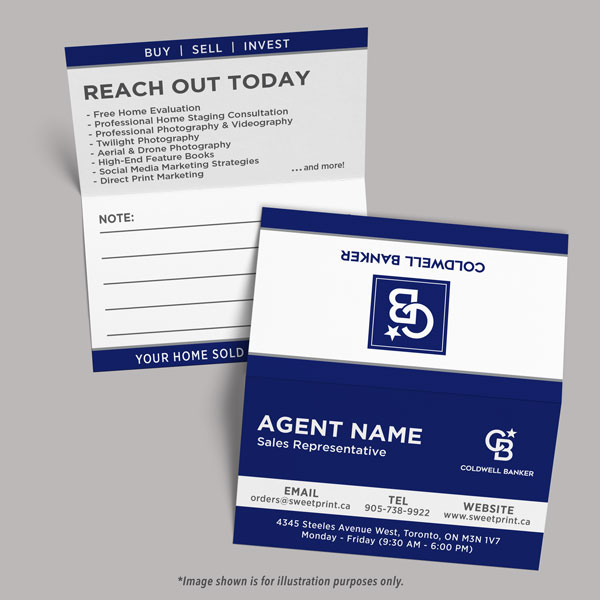 Folded Business Card (double sided)