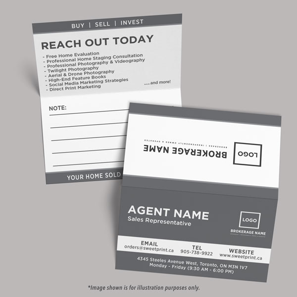 Folded Business Card (double sided)