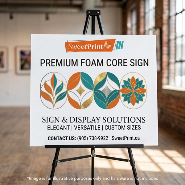 Foam Core Sign