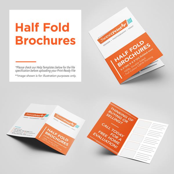 Half-Fold Brochures
