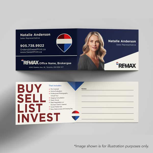 Folded Business Card (double sided) 1