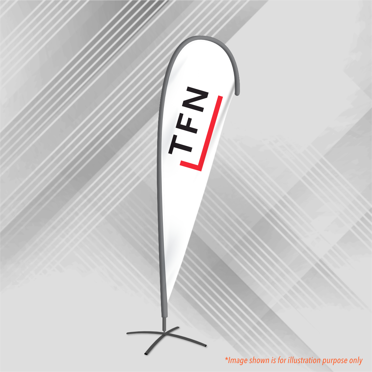 Teardrop Flag