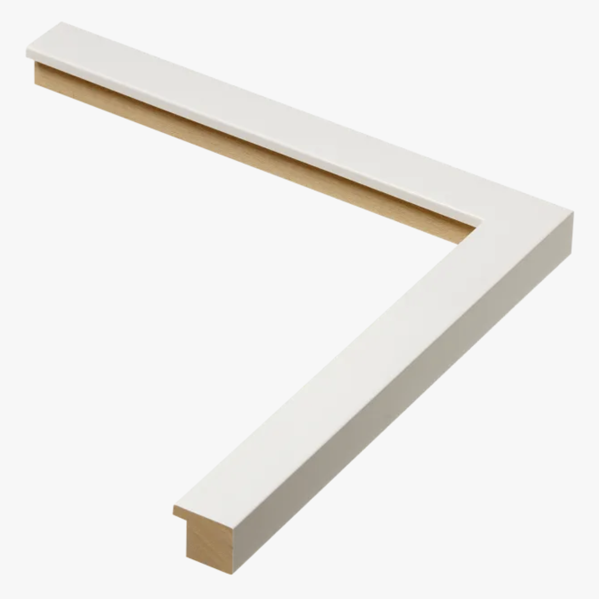 1" White Cube Frame