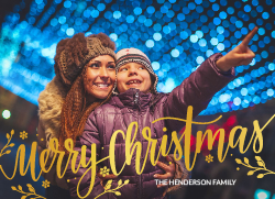 Merry Christmas - Gold Script