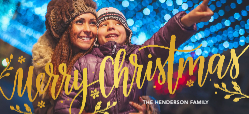 Merry Christmas - Gold Script