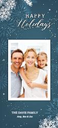 Happy Holidays - Snowflakes