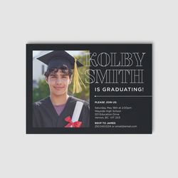 Design 1 - Graduation Invitation Cards