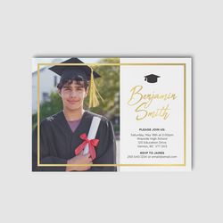 Design 1 - Graduation Invitation Cards