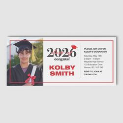 Design 2 - Graduation Invitation Cards