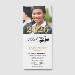Design 3 - Graduation Invitation Cards