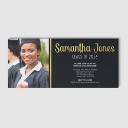 Design 6 - Graduation Invitation Cards