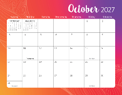 2027 Calendar - Fun