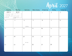 2027 Calendar - Fun