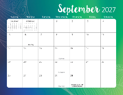 2027 Calendar - Fun