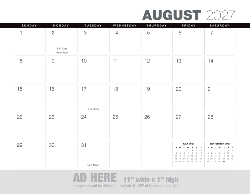 2027 Calendar - Ad Banner