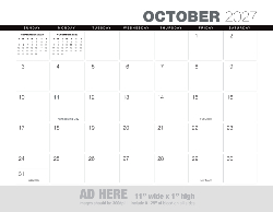 2027 Calendar - Ad Banner