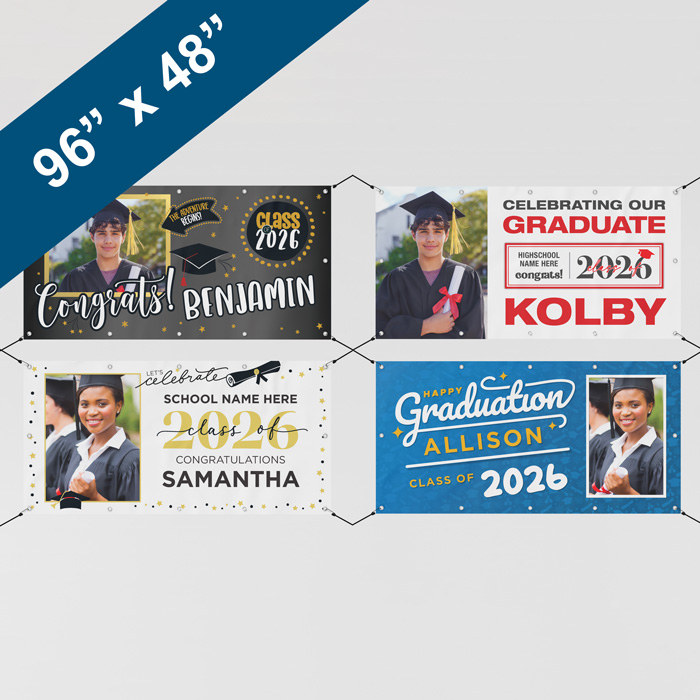 96x48 inch Graduation Banner