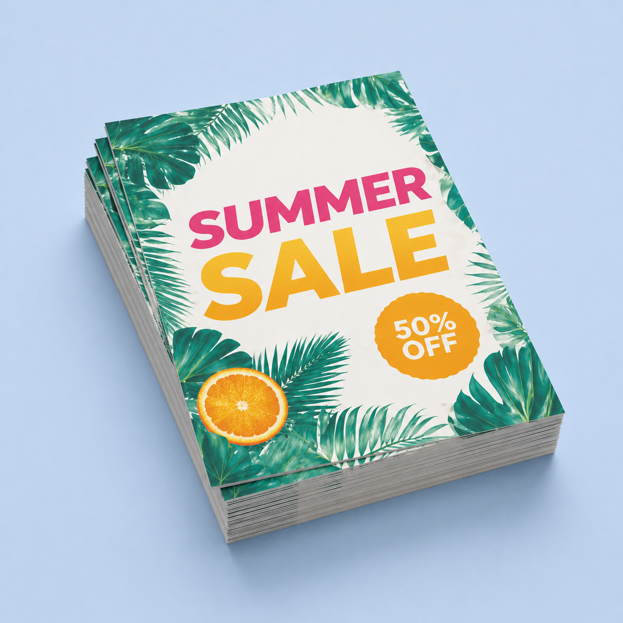 Same Day One Sided Flyer Printing