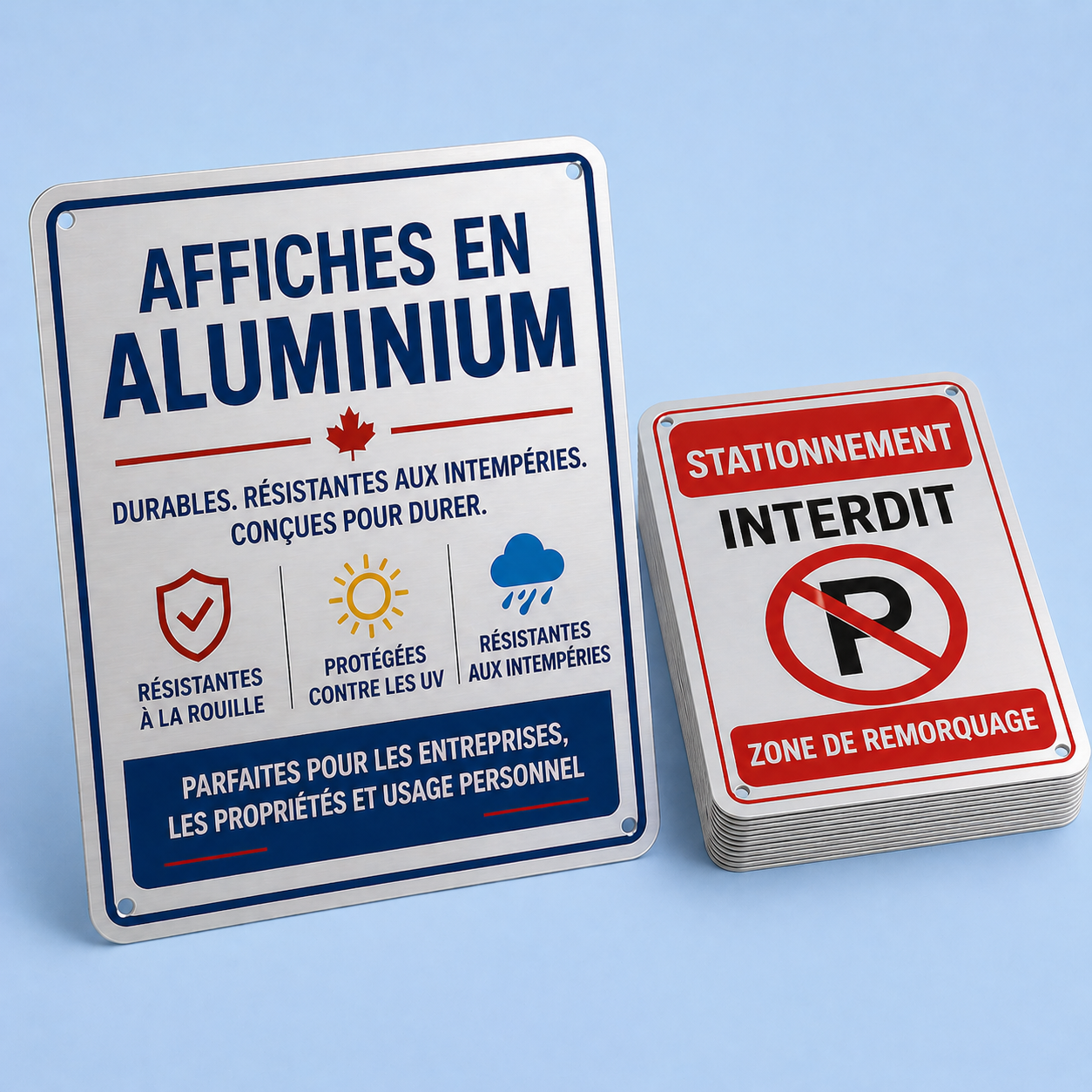 Panneaux en aluminium (3 mm)