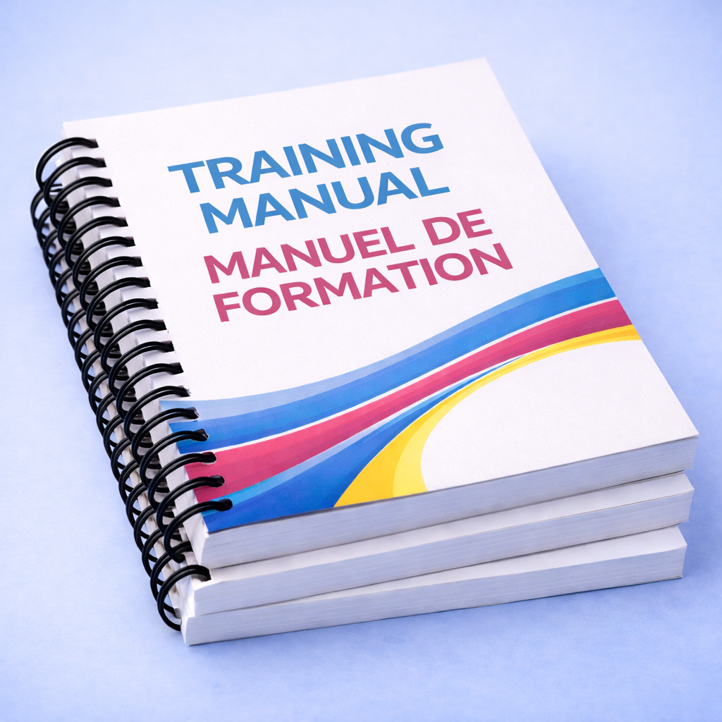 Spiral-Bound Manuals (8.5″ × 11″)
