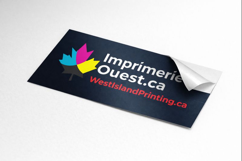 Semi-Gloss Slit-Back Stickers (Permanent Adhesive)