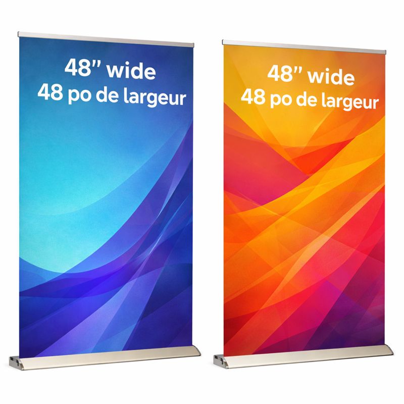 Wide Retractable Banner — 48×80