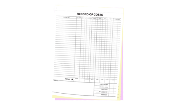 3 Parts (White - Yellow - Pink) [Carbonless Forms]