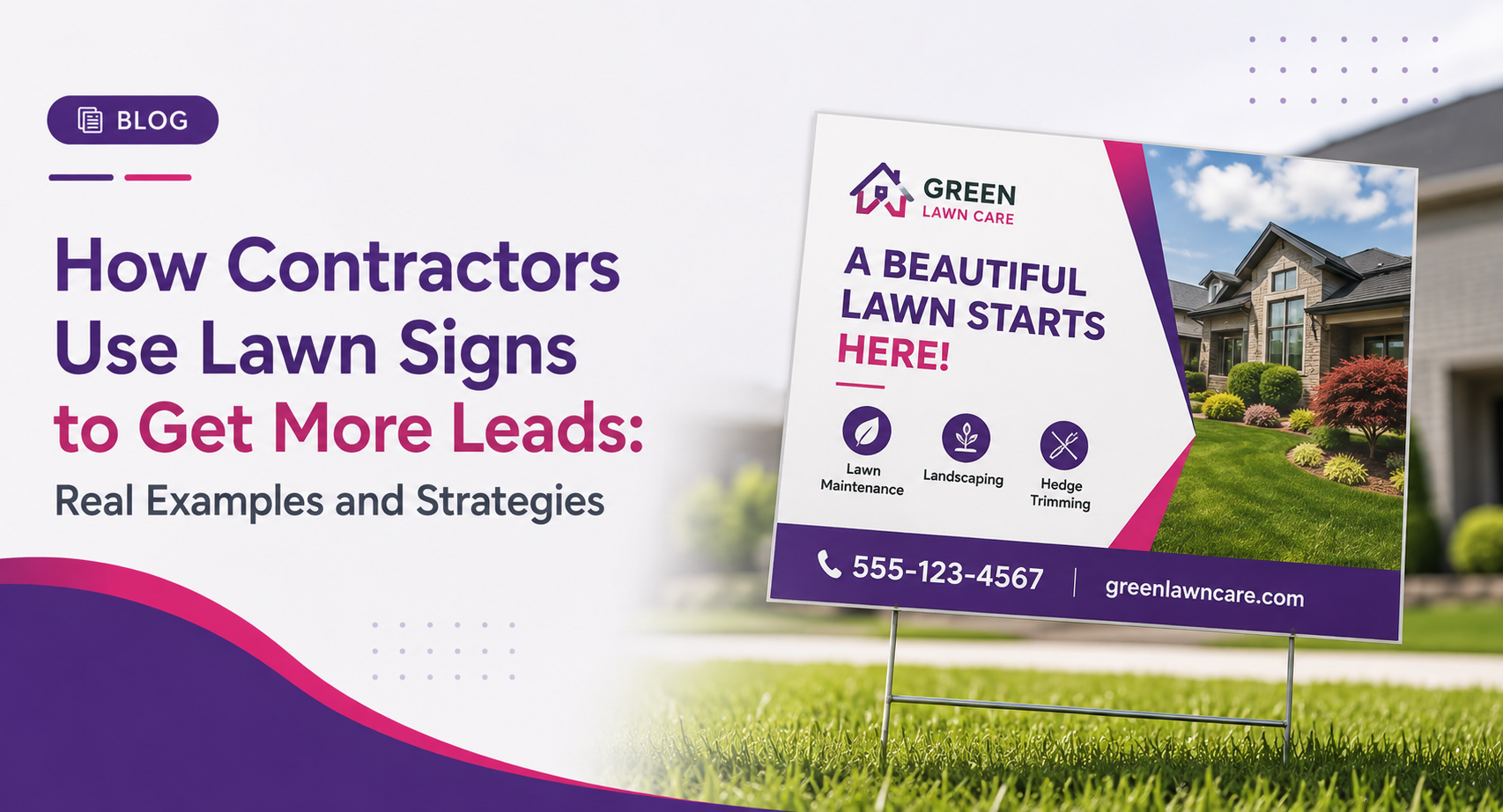 Lawn Sign Blog
