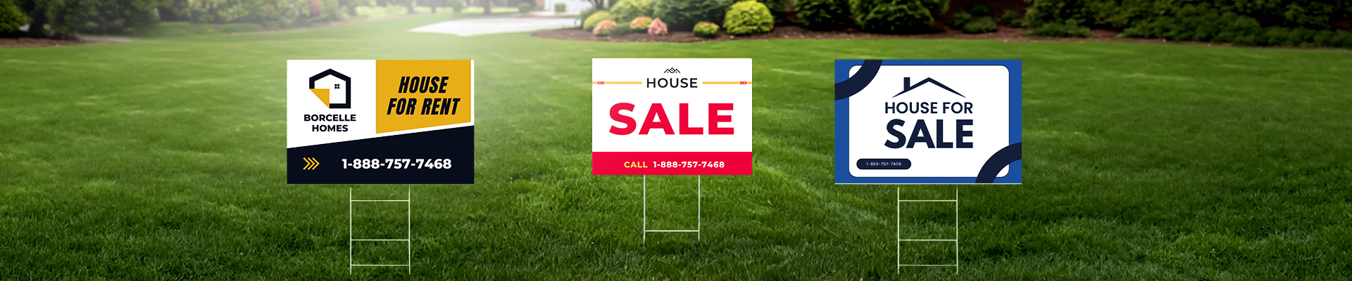 Contractors Use Lawn Signs as Local Advertising