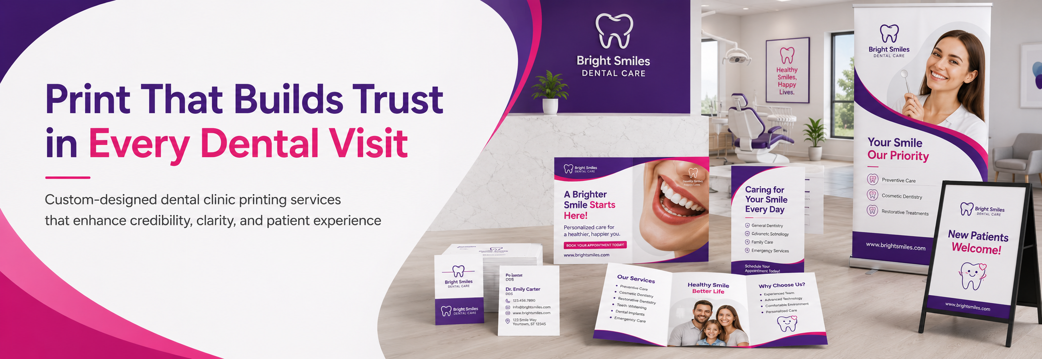Dental Printing Banner