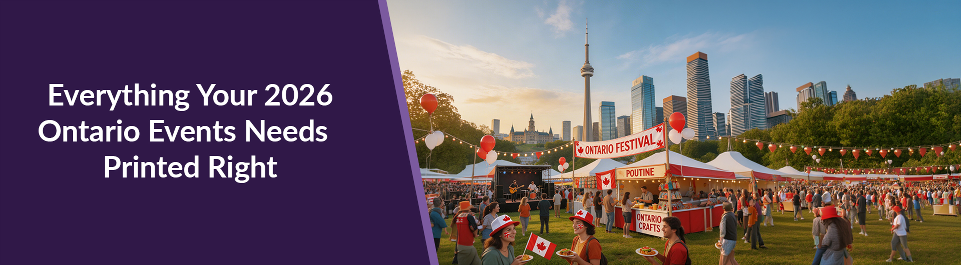 Everything your 2026 Ontario Events needs — printed right.