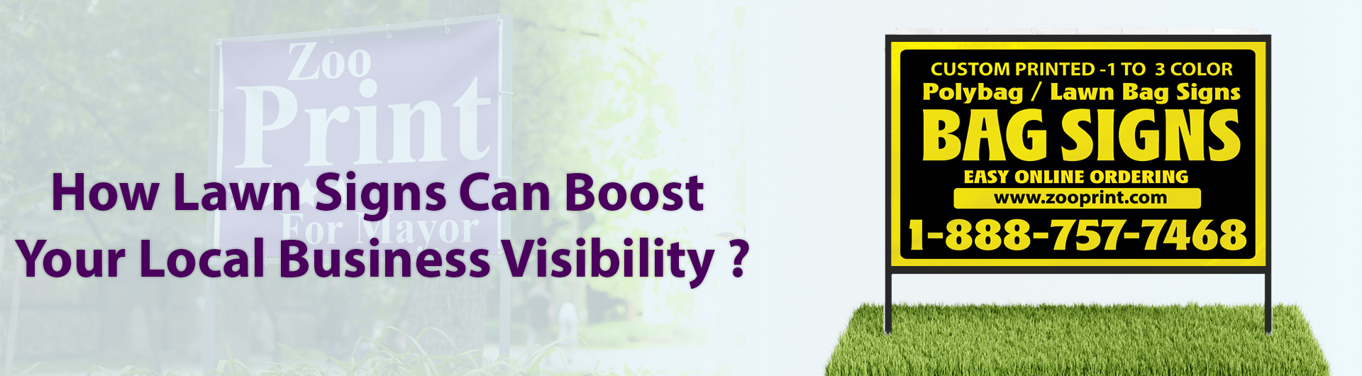 How Lawn Signs Can Boost Your Local Business Visibility