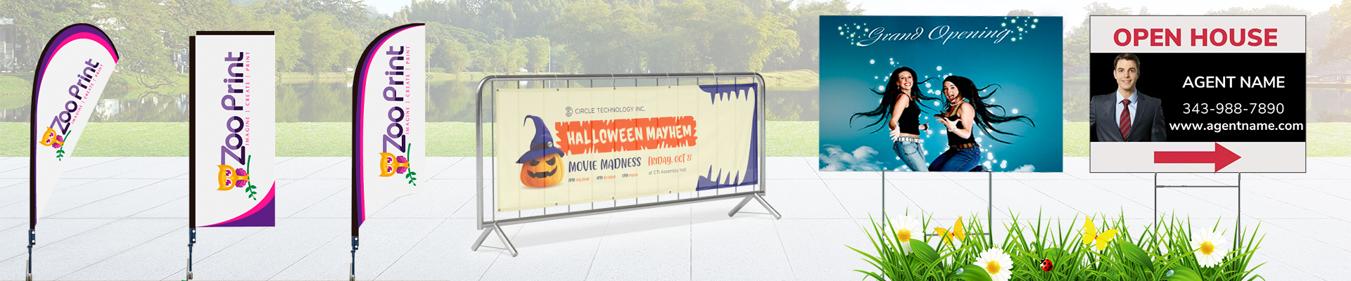 Outdoor Signage Designed to Be Seen.