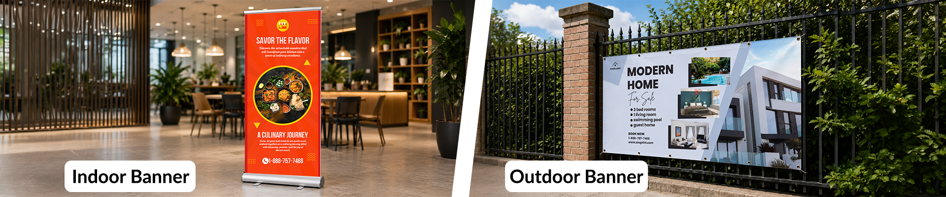 Should You Choose an Indoor or Outdoor Banner for Your Business?